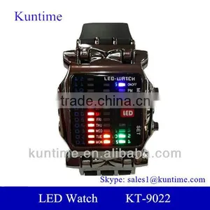 Wholesale High Quality Men's LED Black Rubber Band Wrist Watch thumbnail-1