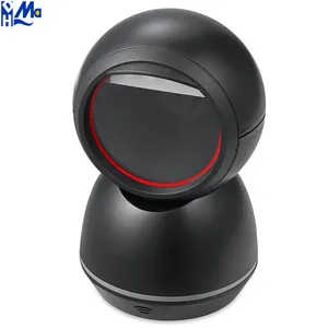 Factory Price High Speed Desktop Barcode Scanner Omni-Directional Barcode Scanning Platform for Store thumbnail-1