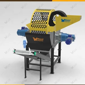 Walle Industry Car Tyre Shredder Truck Tyre Waste Shredder OTR Tire Shredder thumbnail-1