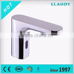 High-End Chrome Battery Power ROHS Automatic Faucet thumbnail-2