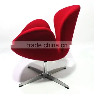 Fiberglass Arne Jacobsen Swivel Swan Armchair thumbnail-4