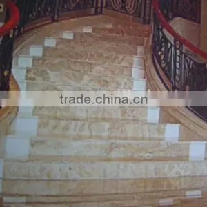 Natural Turkey Grey Marble Domestic Decoration Stairs thumbnail-3