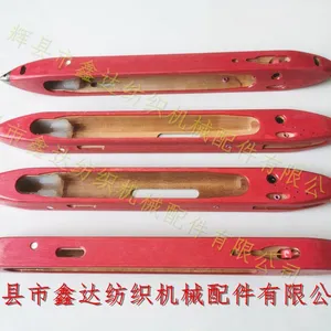 Wooden Shuttle With Red Steel Paper For Silk Loom thumbnail-1