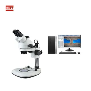 HST-JSZ7E Trinocular Continuous Zoom Stereomicroscope With Measurement Software thumbnail-3