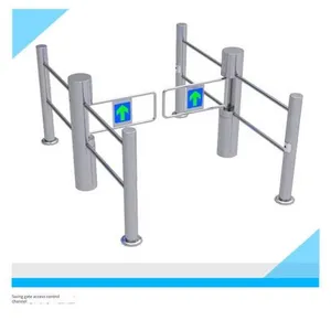 Pedestrian Passage Swing Gate for Personnel Access Management in Office Buildings - Dynamic Face Recognition System thumbnail-5