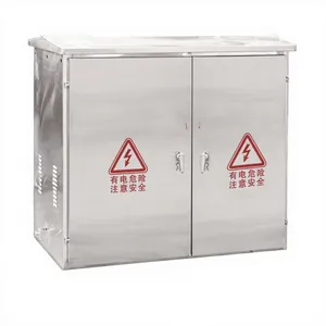 304 Stainless Steel Double Door Indoor Distribution Box With IP65 Protection thumbnail-5