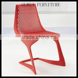 Plastic High Back Chair With Many Holes thumbnail-1