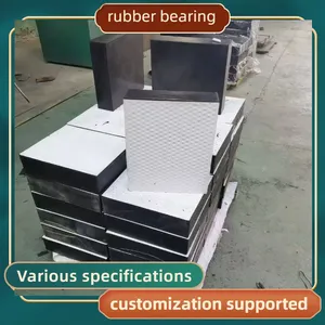 Anti Vibration Rubber Bridge Support Wear Resistant Elastomeric Bridge Rubber Bearing for Bridge Construction thumbnail-5