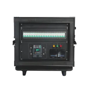 24 Channel Portable Stage Power Distribution Unit, 400A Camlock Input Industrial Power Distribution Box With Multi Sockets & Digital Meter thumbnail-1