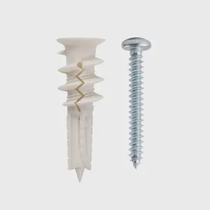 Plastic Anchors With Screws for Drywall Anti-rotation Strong Loading PA66 Nylon Full Sizes Available Wholesale Price thumbnail-5