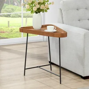 Modern Triangle End Table for Hotel Room thumbnail-1