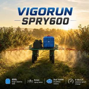 Vigorun SPRY600 RC Agricultural Sprayer Quick‑Connect Boom System 600L Large Tank Gasoline Power Sprayer for Farm Orchard thumbnail-1
