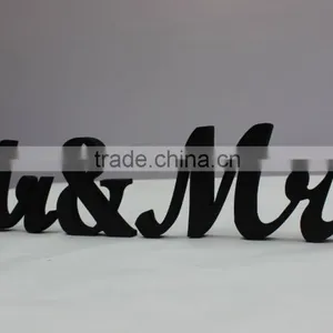 Home Family Wooden Letters Mr&mrs Decoration thumbnail-1