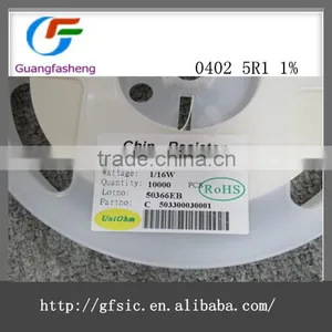 0402 SMD Resistor 5.1R 1%.we Offer Full Series of SMD and DIP Resistor thumbnail-1