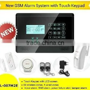 GSM Burglar Alarm Kit SMS Security System With Touch Keypad 007M2E thumbnail-1