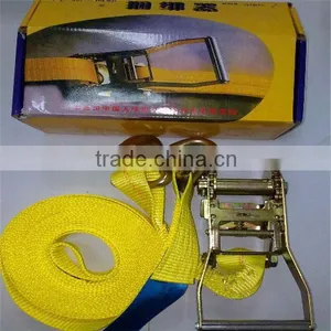 Economical Best Sell Green Ratchet Tie Down With Color Box thumbnail-1