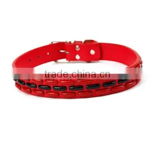 Factory Wholesale Red Black 30 Pearl Pet Collar Dog Pet Products thumbnail-3