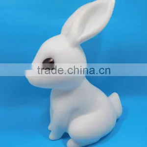New Design Electronic Led Flashing Toy PVC Soft Rabbit For Promotion Gift thumbnail-3
