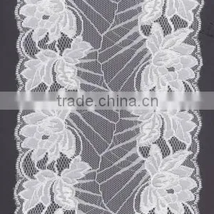 2016 New High Quality Jacquard White Lace for Wedding Dress thumbnail-1