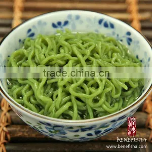 Spinach Taste of Shirataki Knots(Konnyaku or Konjac) Noodle thumbnail-1