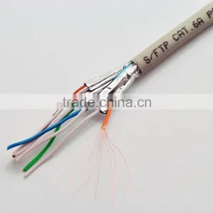 10GB 500MHz CAT6a SSTP Solid Cable Cat6a Solution thumbnail-2