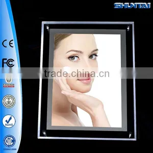 Edge-lit Acrylic Crystal Led Photo Frame Advertising thumbnail-6
