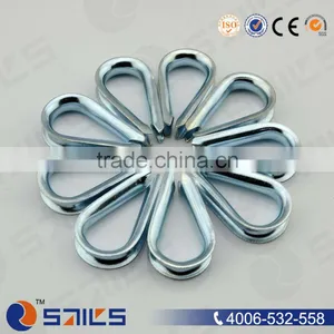 Carbon Steel DIN6899B Wire Rope Cable Thimble thumbnail-4
