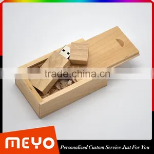 Laser Tngraving Wooden Box USB Flash Drive Stick in Wooden Box Supplier's Choice thumbnail-4