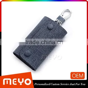 Creative Canvas Leather Key Organizer Wallet for Business Supplier's Choice thumbnail-1