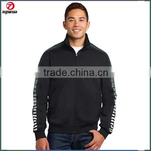Custom Brand Mens Raglan Full Zip Athletic Jacket thumbnail-1
