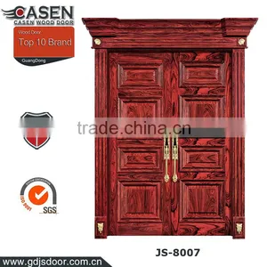 Best Selling Fancy Solid Rose Wood Front Door Design thumbnail-1