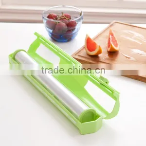 2016 Creative 304 Stainless Steel Blade Candy Color Plastic Cling Film Cutter thumbnail-1