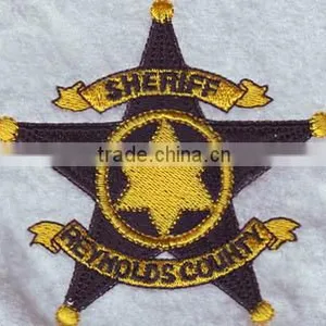 Iron on Embroidered Hockey Laser Cut Patches Leaf Shape 100% Custom Embroidery Patches for Basketball Jersey Tshirt thumbnail-4