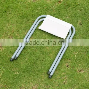 Gray Fabric Folding Chair thumbnail-2