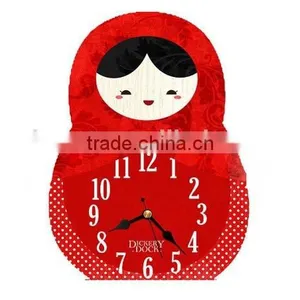 New Design Tumbler Style Wooden Wall Clock for Home Deco thumbnail-4