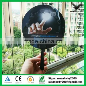 Promotional Round Hand Fan, O Ring Hand Fan,custom pp Fan (directly From Factory) thumbnail-1
