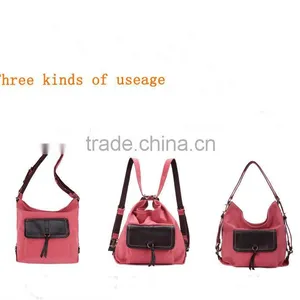 2902-Latest Canvas Backpack,fashion Travel Bag,three Way Function Bag thumbnail-1