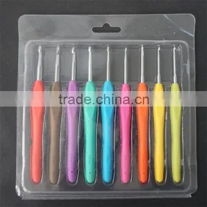 9pcs Aluminum Crochet Hooks thumbnail-2