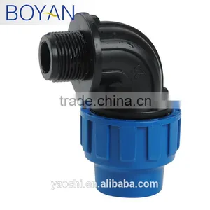 Compression Fitting 90 Dwg Male Thread pp Elbow thumbnail-1
