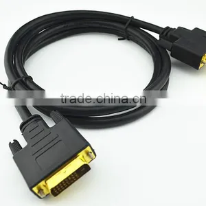 Gold Plated Connector CCS/BC/TC M to M Dvi to av Adapter 24+1 Wrapped PVC thumbnail-5