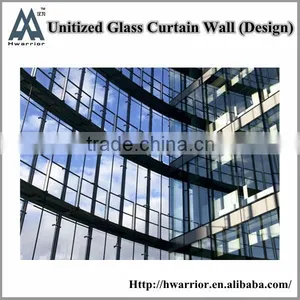 Unitized Curtain Wall With Clear Tempered Glass thumbnail-1