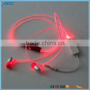 Smartphone Glow EL Headphone Earphone Flashing With Music Playing thumbnail-4