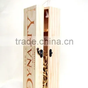 High Order Single Wooden Packaging Wine Box in Magnet Seal thumbnail-1