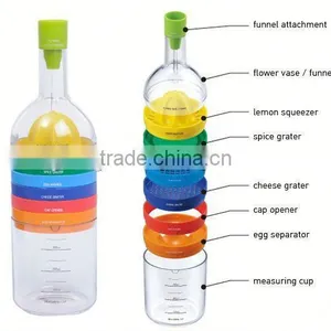 8 In 1 Multifunction Kitchenware Gadgets Portfolio Bin 8 Tools Kitchen Tool Like Bottle thumbnail-1