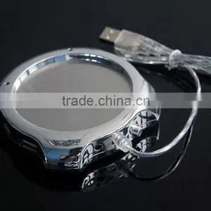 Electroplate Shiny Usb Hub Cup/mug Warmer With Usb Hub thumbnail-4