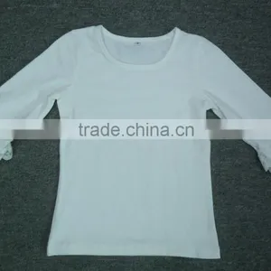 Baby Classic Style Long Sleeve Lace Shirt,Ivory White Lace T Shirts for Girls thumbnail-4