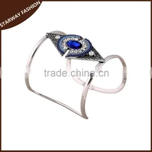 Fashion Bohemian Women's Tribal Crystal Handmade Cuff Bracelet/ thumbnail-1