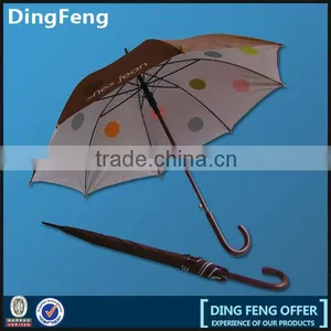 High Quality 27inch Fiber Outdoor Double Canopy Golf Umbrella With Custom Design thumbnail-1