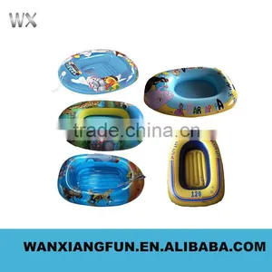 Baby Using Inflatable Swim Boat thumbnail-6