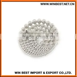 Wholesale New Products Leaf Shape Brooches, Luxury Brooch,rhinestone Wedding Brooches thumbnail-3
